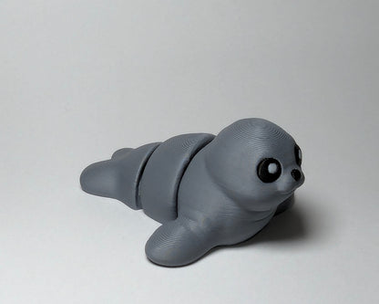 Seal Jiggle Pets Flexi Mini Animals facing right