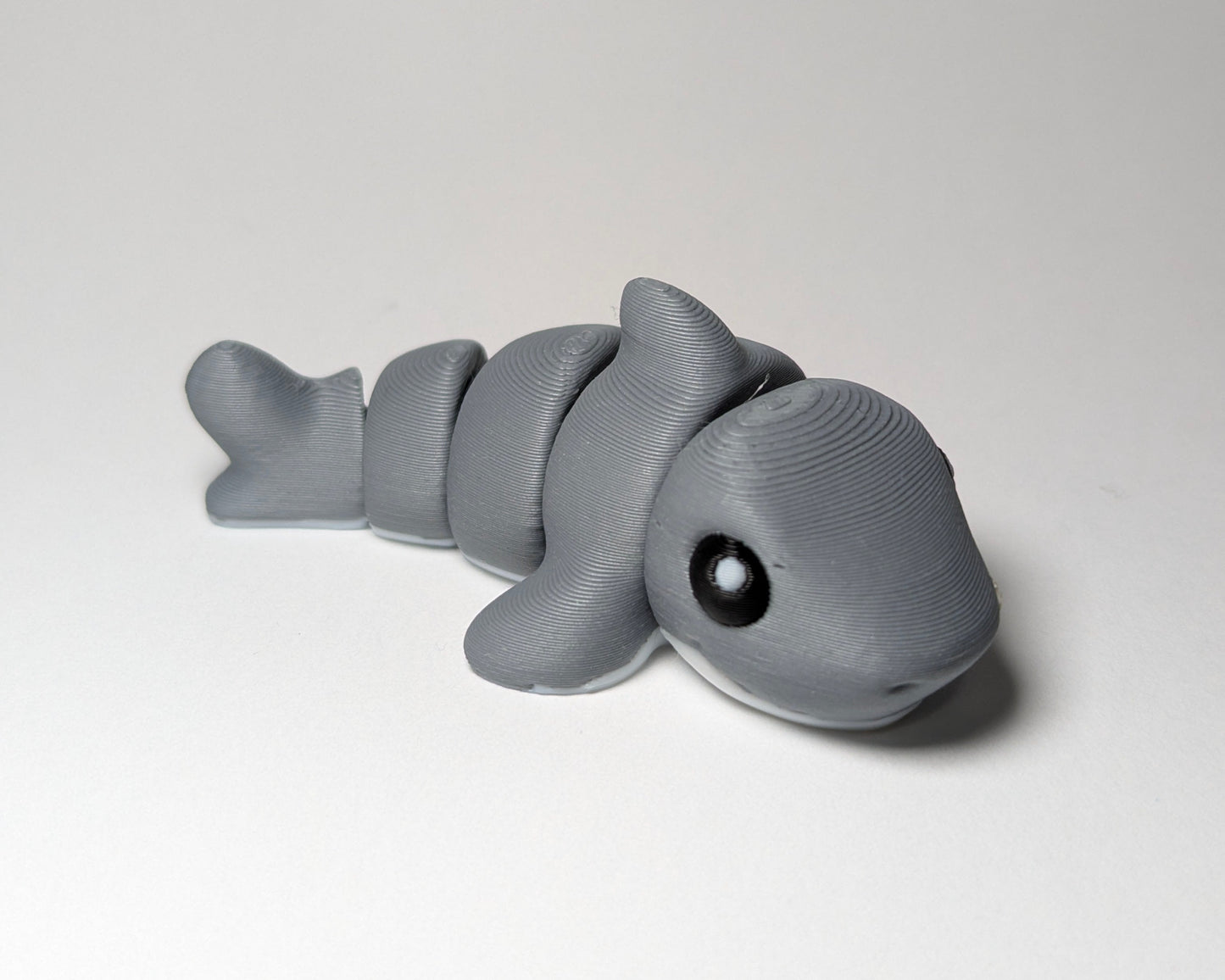 Shark Jiggle Pets Flexi Mini Animal looking right top down