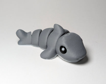 Shark Jiggle Pets Flexi Mini Animal looking right top down