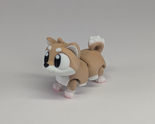 Shiba Uni Cute Critter standing up left angled View