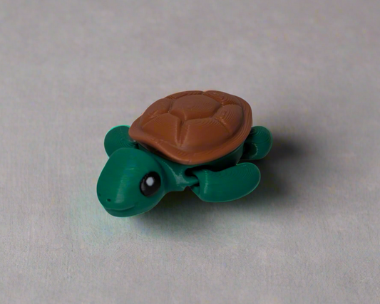 Turtle Jiggle Pet Flexi Animal Looking forward and left